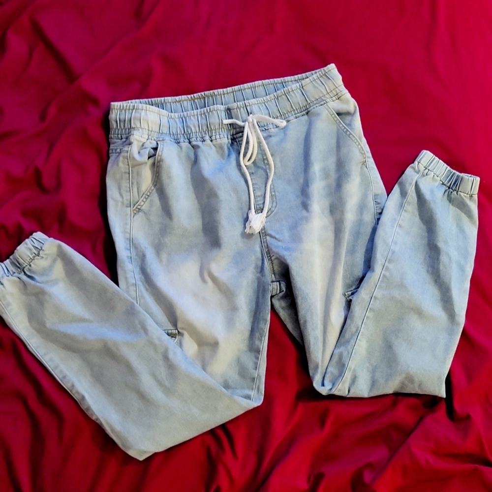 13 sized Slim fit Blue Jean joggers